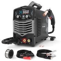 Sunstac SS-140Amp Gasless MIG Welder, 110V Portable Flux Core MIG Welder/Lift TIG/Stick 3 in 1 Welding Machine with Synergic ...
