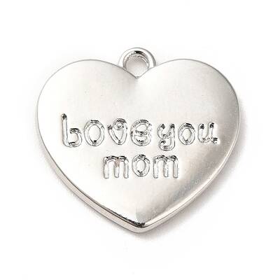 Mother's Day Rack Plating Alloy Pendants