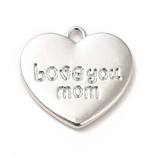 Mother's Day Rack Plating Alloy Pendants
