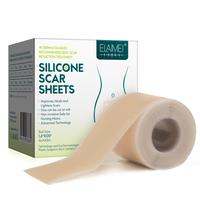 Silicone Scar Sheets, 1 Roll Reusable Scar Removal Sheet, Professional Scar Removal Tape for C-section, Surgery, Burns, Keloi...