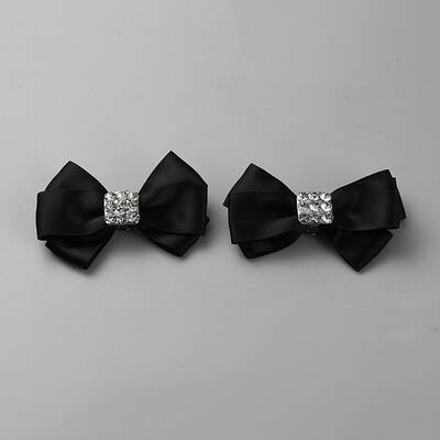 Detachable Polyester Bowknot Shoe Decoration
