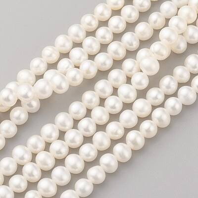 Natural Cultured Freshwater Pearl Beads Strands