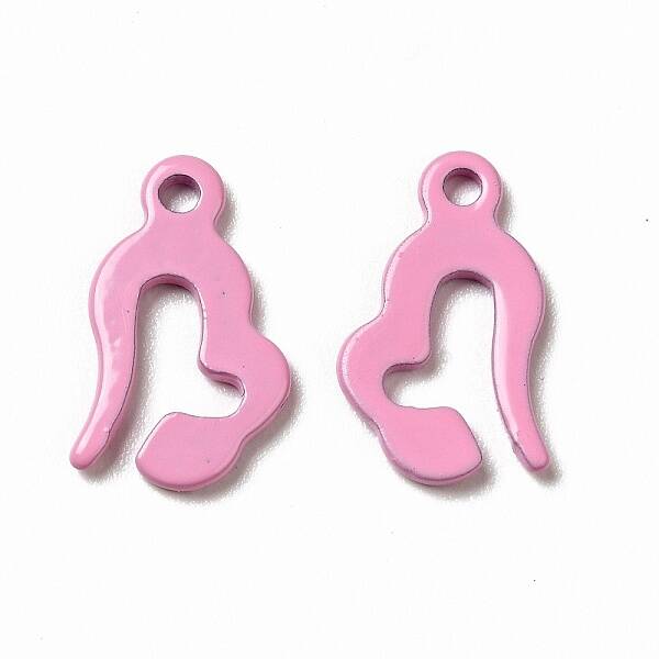 Spray Painted 201 Stainless Steel Charms
