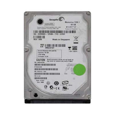 XM665 Dell 60GB 7200RPM SATA 1.5Gb/s 8MB Cache 2.5-Inch Hard Drive for Latitude D620
