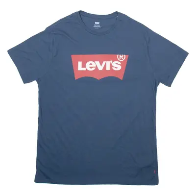LEVI'S Mens T-Shirt Blue 2XL