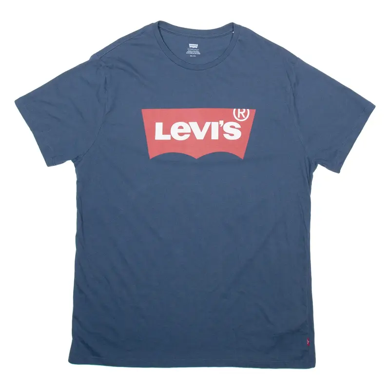 LEVI'S Mens T-Shirt Blue 2XL