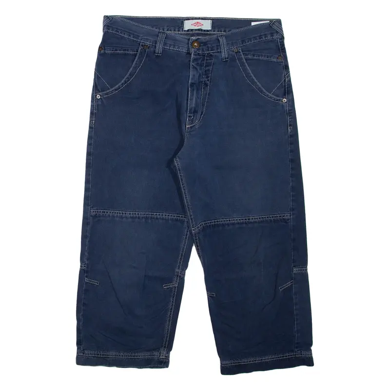 LEE COOPER 3/4 Mens Casual Shorts Blue M W32