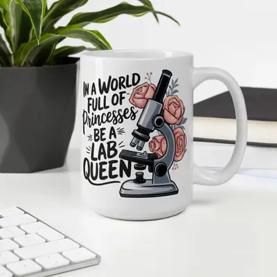 Lab Queen – Empowering Women in Science Mug