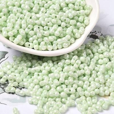 Opaque Colours Luster Glass Seed Beads