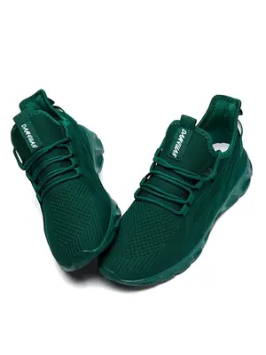 Men's Minimalist Lace Up Low Top Mesh Sneakers, Running Athletic Shoes, Casual Breathable Comfortable Sports Running Shoes, ...