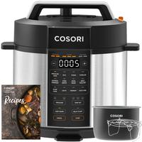 COSORI 9-in-1 Electric Instant Pot Pressure Cooker, Olla de Presión 6-Qt: Rice, Sauté, Sous Vide, Sterilizer, 1100W, Stainl...