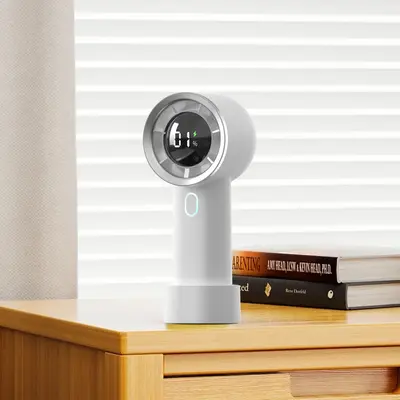 New High Speed Hand Held Fan Cooler Portable Air Conditioner Portable Fan Rechargeable Mini Air Conditioner | Color: High Spe...