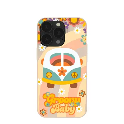 Seashell Groovy Bus iPhone 13 Pro Case