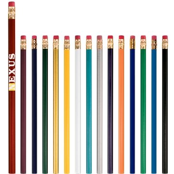 1000 Customized Cost Buster Pencil - #2 Graphite & Rubber Eraser