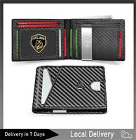 VTLASK Ultra Slim Wallet for Men Rfid Blocking 11 Card Bifold Leather Money Clip Father's Day Gifts with Gift Box
