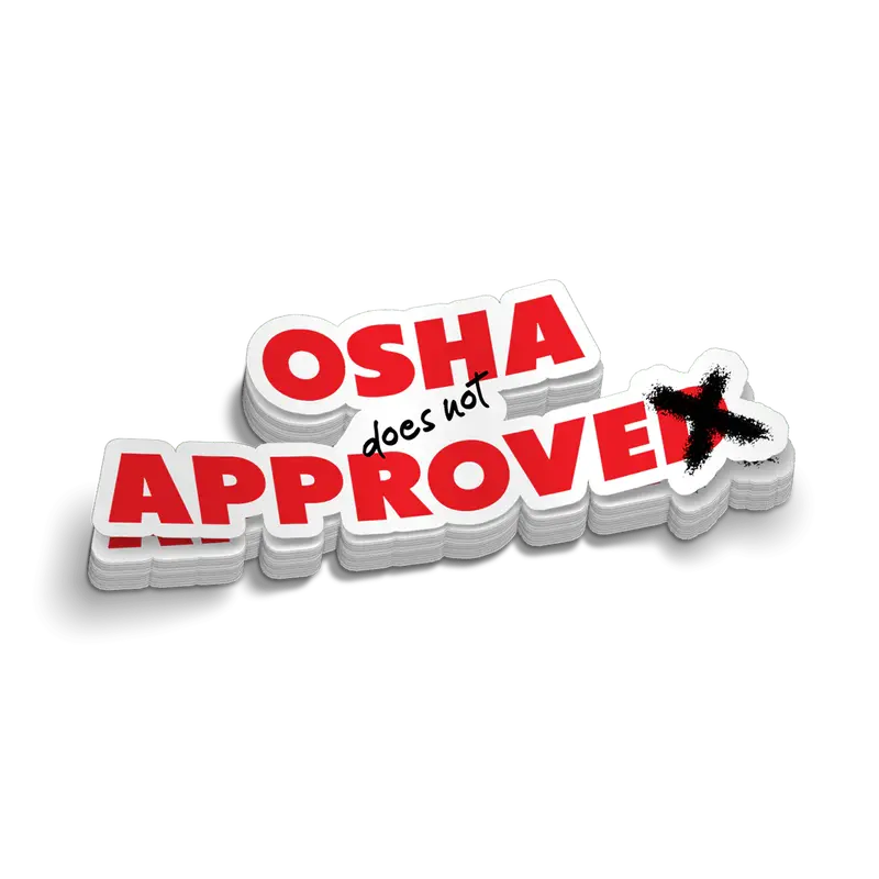 OSHA Hard Hat Decal