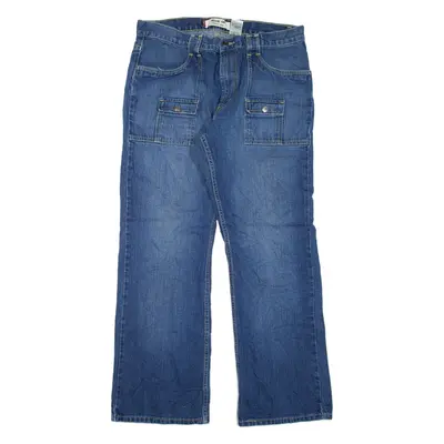 LEVI'S Mens Jeans Blue Relaxed Straight W36 L32