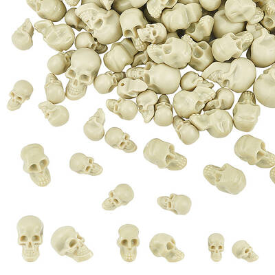 DIY Halloween Skull Vase Fillers