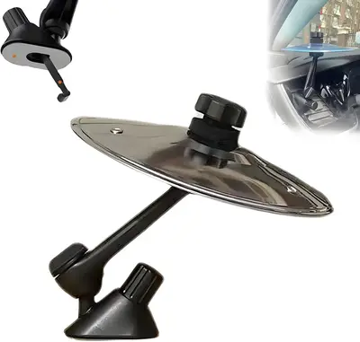 Car Crash Cymbals, Mount Vent Grip with Joint Ball, Finger Cymbals, Drummer Gifts for Music Lovers, Road Trips & Drum Enthusi...