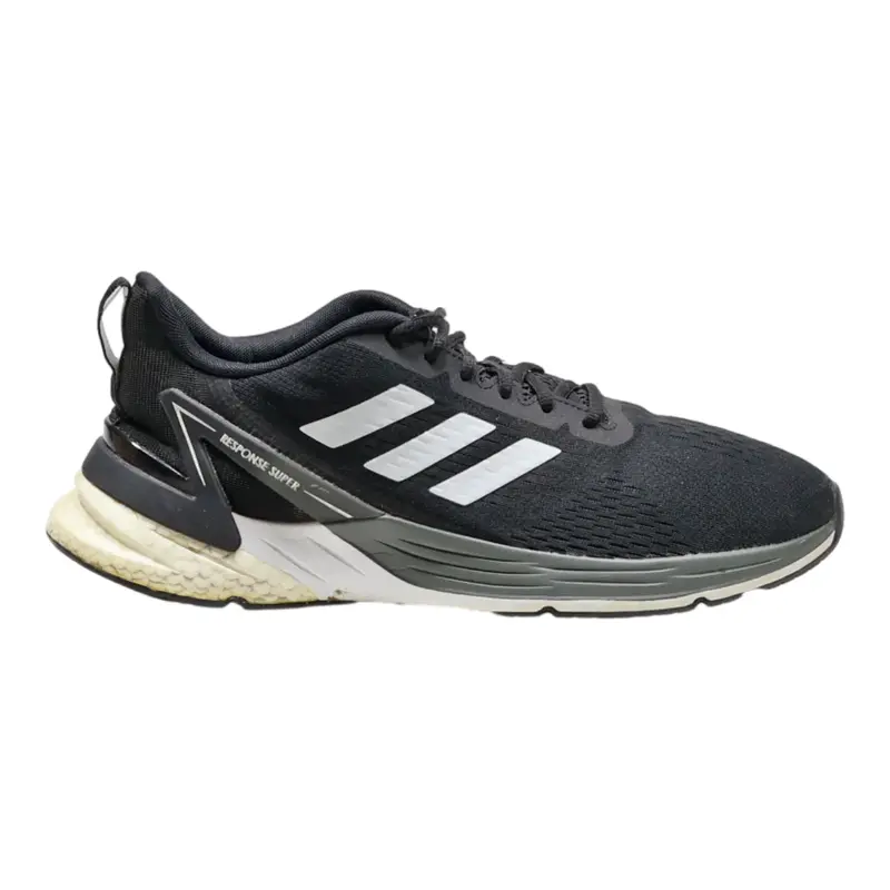 ADIDAS Response Super Sneaker Trainers Black Canvas Mens UK 10.5
