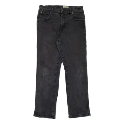 WRANGLER Texas Mens Jeans Black Regular Straight W32 L30