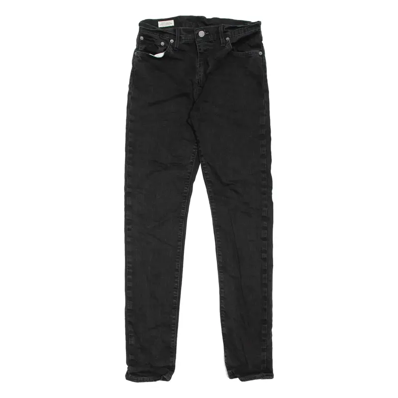 LEVI'S 512 BIG E Jeans Mens Black Slim Tapered W30 L34