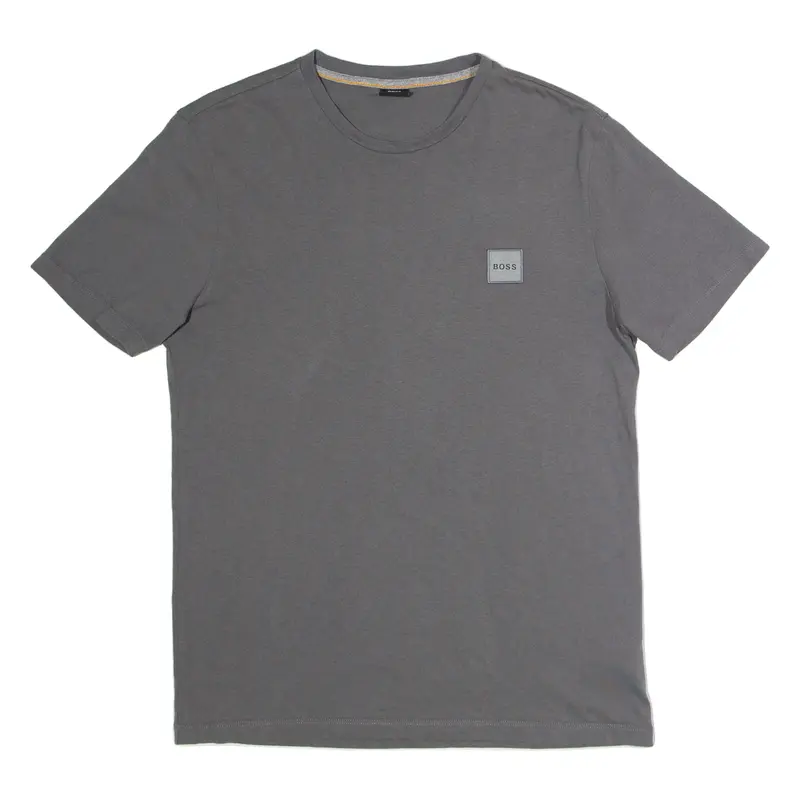 BOSS Tales Mens T-Shirt Grey Crew Neck S