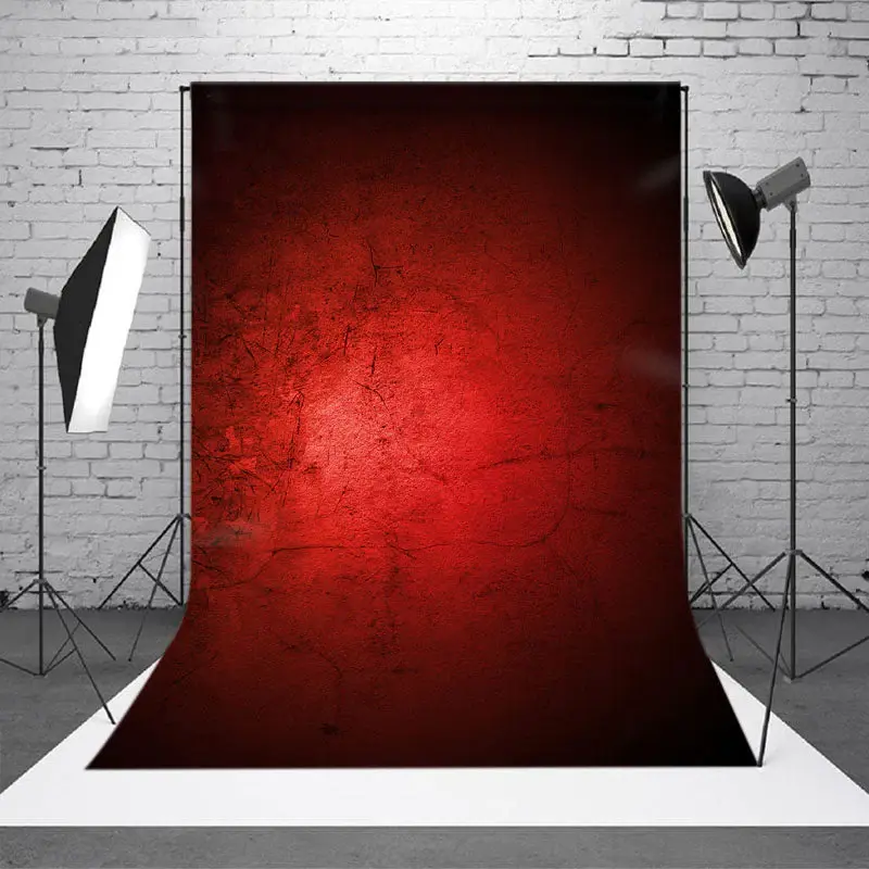 Red Cracked Cement Wall Abstract Textured Backdrop - Aperturee
