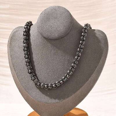 304 Stainless Steel Box Chain Necklaces for Women Men