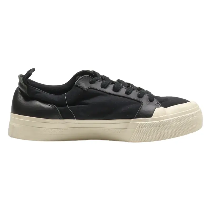 LYLE & SCOTT Sneaker Trainers Black Canvas Mens UK 8