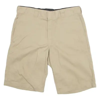 DICKIES Mens Workwear Shorts Beige Relaxed XL W38