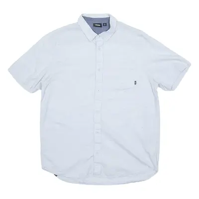 VANS Mens Plain Shirt Blue L