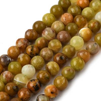 Natural Green Opal Beads Strands