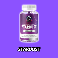 Stardust Gummies – Seamoss Gummies with Bladderwrack & Burdock Root – Supports Glowing Skin, Hair & Nail Growth, Thyroid ...