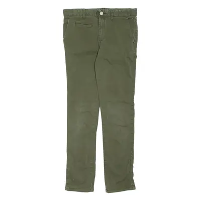 TOMMY HILFIGER Chino Womens Trousers Green Slim Tapered W28 L28