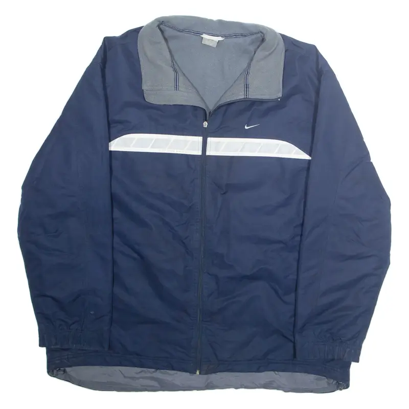 NIKE Mens Jacket Blue 2XL