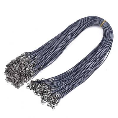 Waxed Cotton Cord Necklace Making