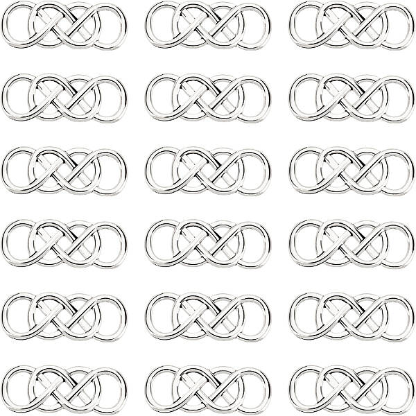 50Pcs Tibetan Style Alloy Connector Charms