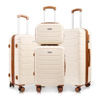 UUH Luggage Sets (3pcs/4pcs/7pcs/8pcs/9pcs) Suitcases - Lightweight Hardshell Suitcases with TSA Locks and 360° Spinner Whee...