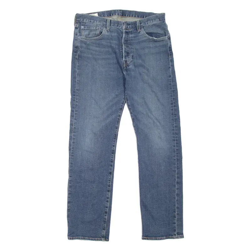 LEVI'S 501 BIG E Jeans Mens Blue Regular Straight Stone Wash W32 L30