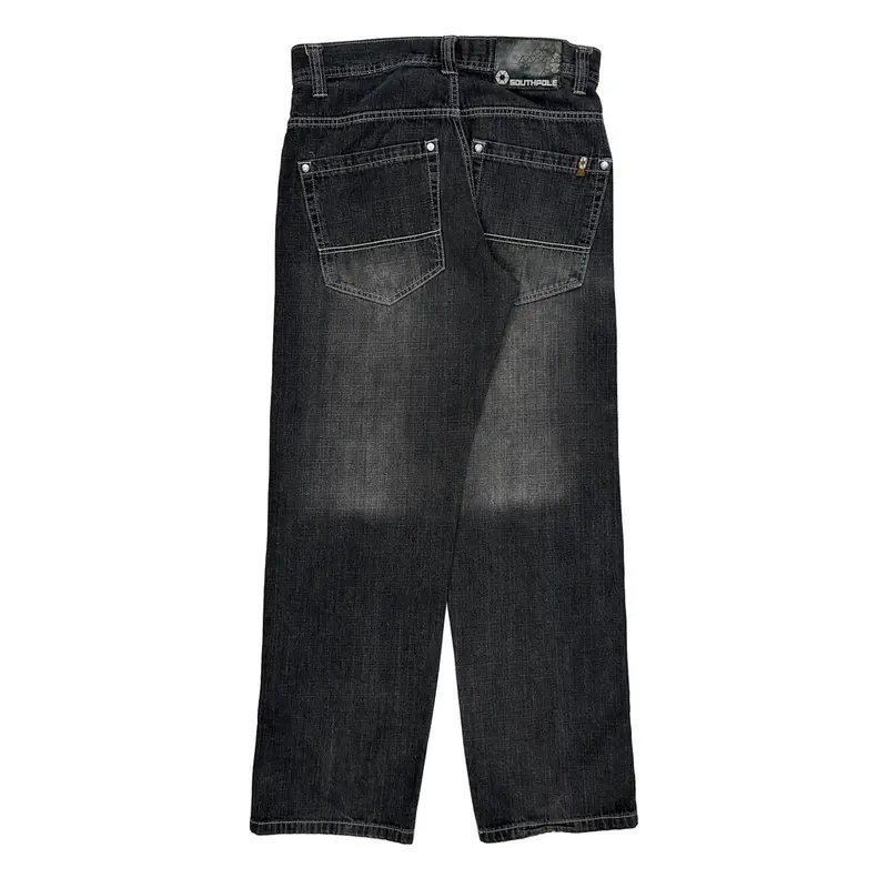Southpole Jeans - 32W 31L Black Cotton