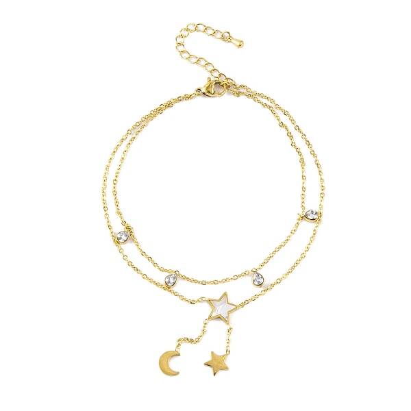 Ion Plating(IP) 304 Stainless Steel Chains Anklet