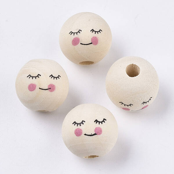 Natural Wood European Beads
