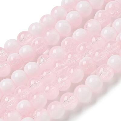 Crackle Glass Beads Strands