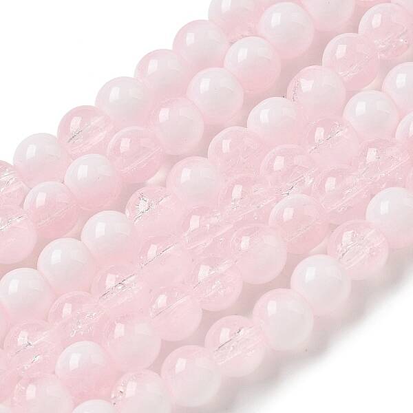 Crackle Glass Beads Strands