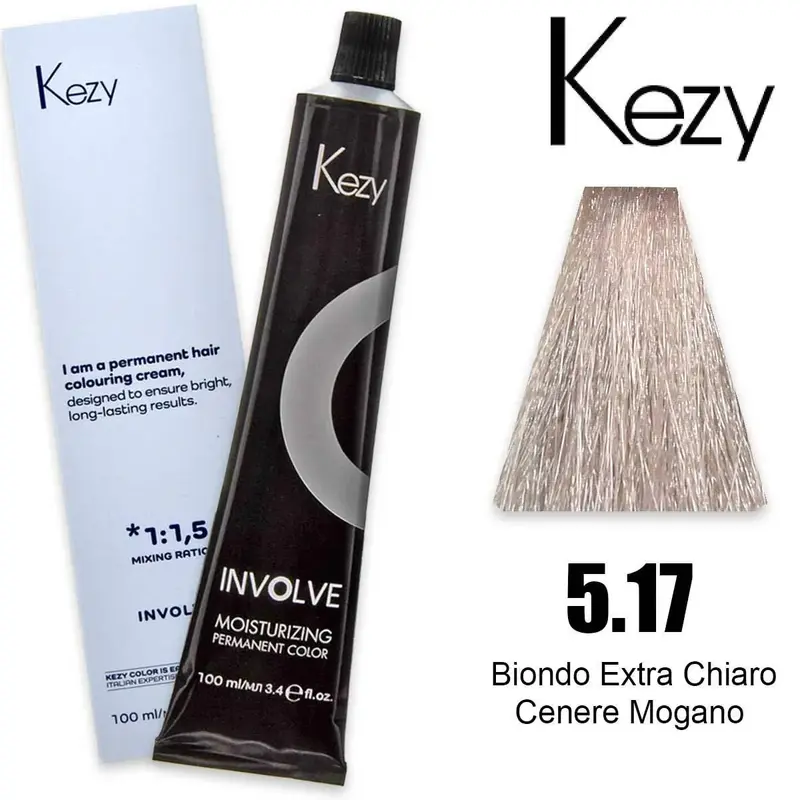 Kezy Involve Color 100 Ml Biondo Extra Chiaro Cenere Mogano 10.15