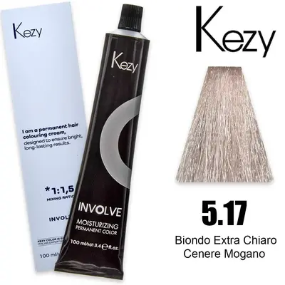 Kezy involve color 100 ml extra light blonde ash mahogany 10.15