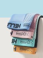Men's Letter Tape Waist Boxer Brief, Breathable Comfortable Underwear for Daily Wear, Casual Men's Underwear for All Seasons