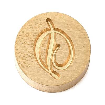Golden Tone Brass Letter Stamps