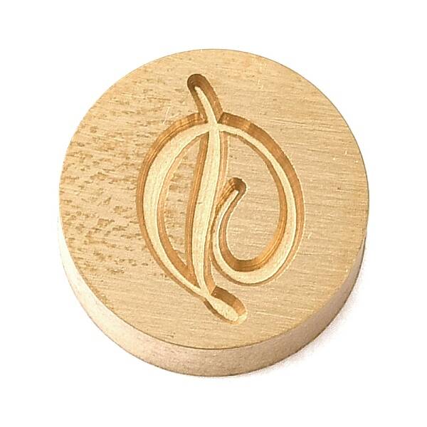 Golden Tone Brass Letter Stamps